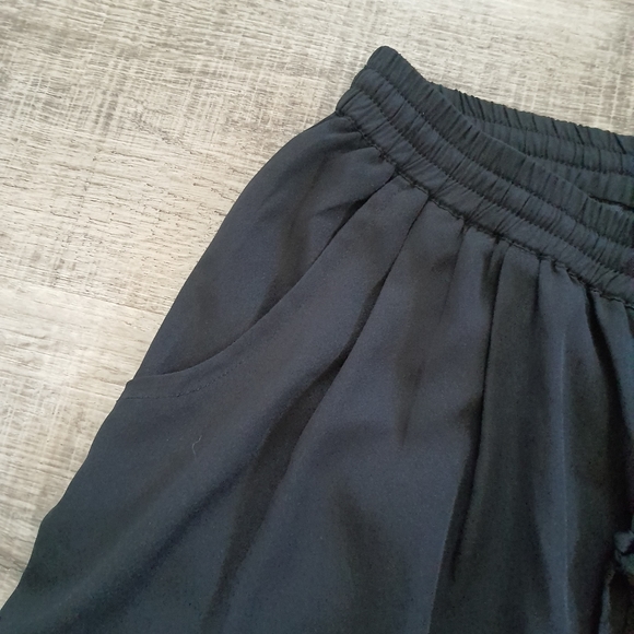 Black Drawstring Jogger Pants - Picture 7 of 9